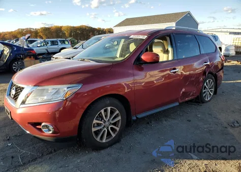 2015 Nissan Pathfinder S из США, поврежденный, VIN 5N1AR2MM9FC658955